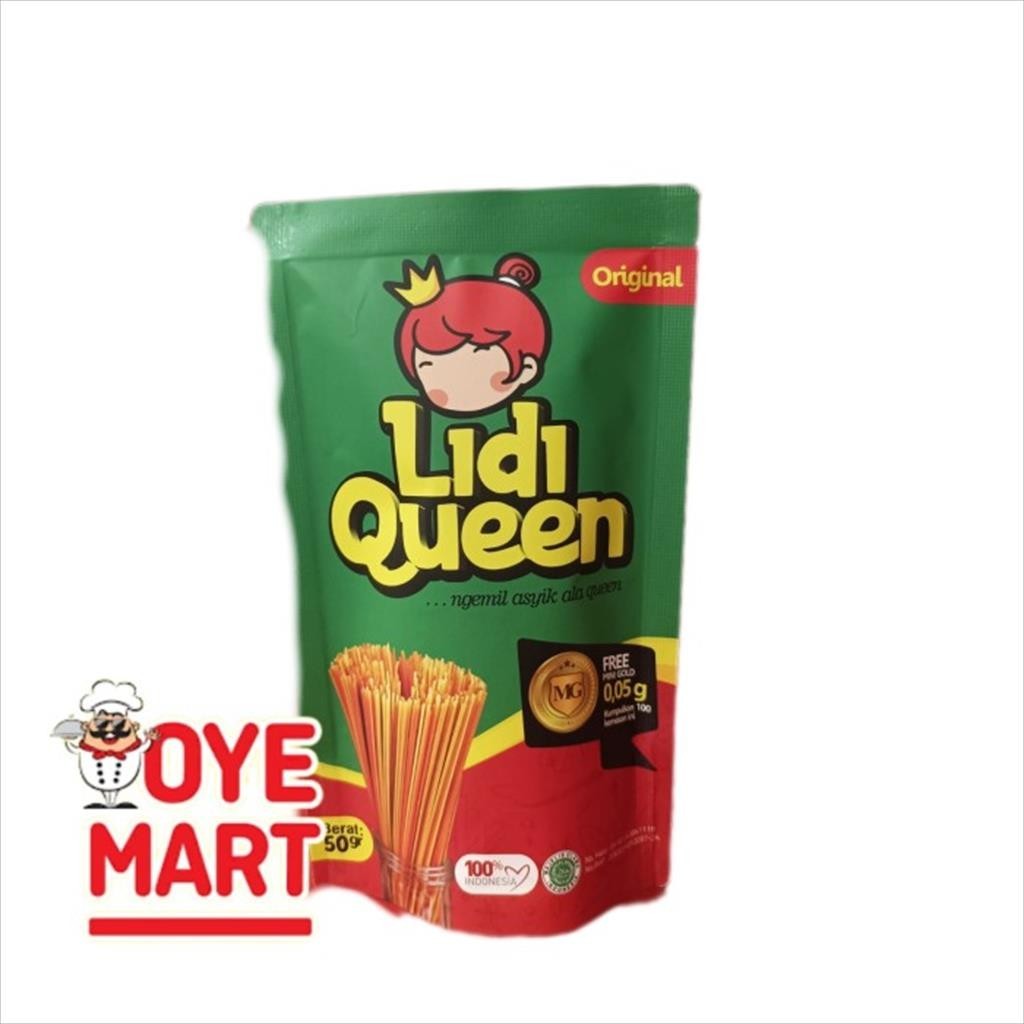 

MIE LIDI QUEEN RASA ORIGINAL 50GR / CEMILAN KEKINIAN