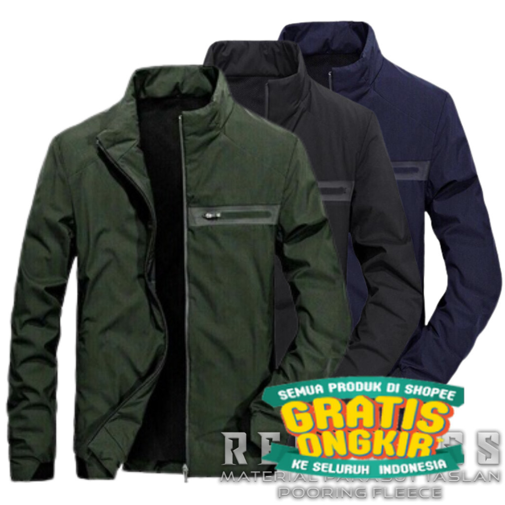 100% ORI Jaket Motor Pria Distro Terbaru Jaket Cowok Touring Bahan Tebal Anti Air Dan Angin Jaket Mu