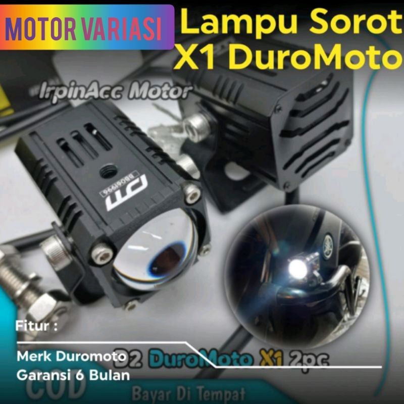 PROMO BULAN MEI Lampu Tembak X1 Duromoto Lampu Tembak Adv 160 Pcx 160 Vario Nmax Lampu Tembak Mobil 