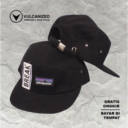 Promo Topi 5 Panel Distro Patagonia Snapback HipHop Bahan Ori Rafel