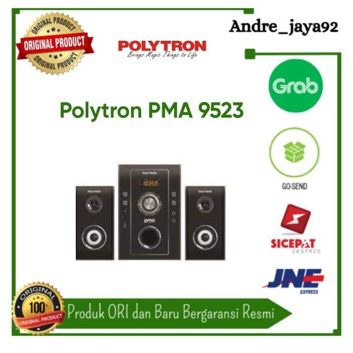 Salon Aktif Speaker Aktif Polytron PMA-9523/B