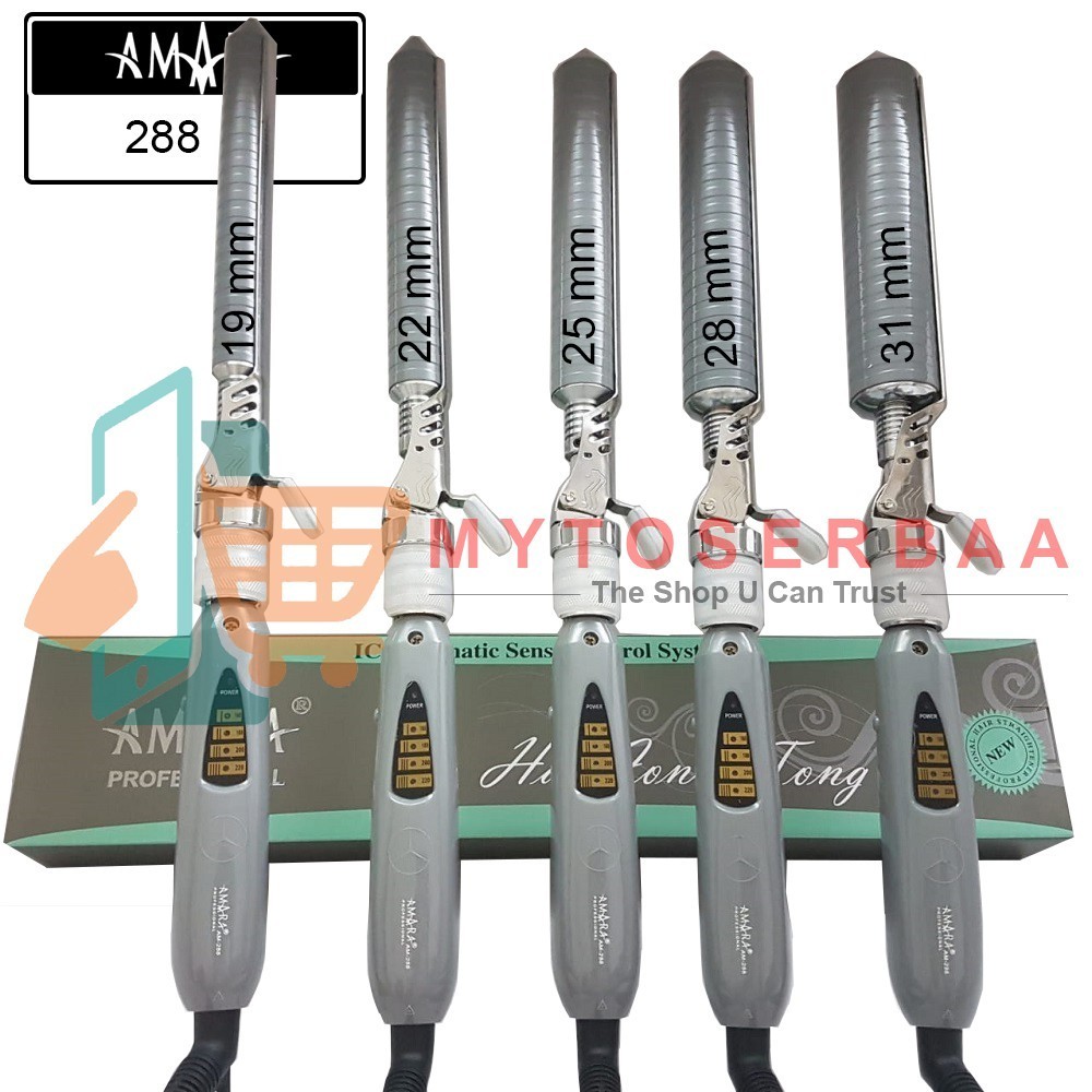 AMARA / CT AM-288 / Klintong Amara Keramik Ionic / Catokan Pengeriting Rambut