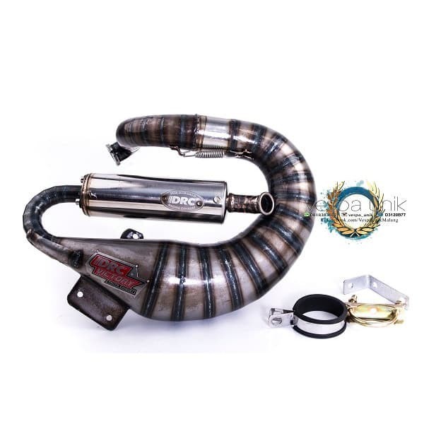 Knalpot DRC Victory Lumaca Smallframe Vespa PTS -SBS34