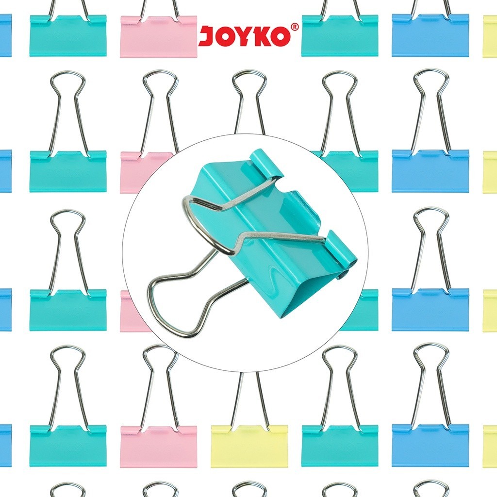 

Binder Clip Klip Penjepit Kertas Joyko Pastel PTL