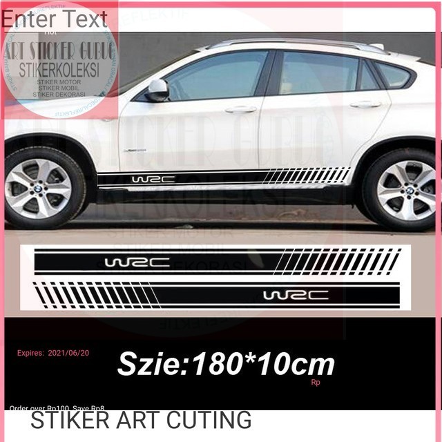 STIKER CUTTING MOBIL STRIPING LIS VARIASI STIKER MOBIL stiker cutting mobil crv brv hrv keren bisa c