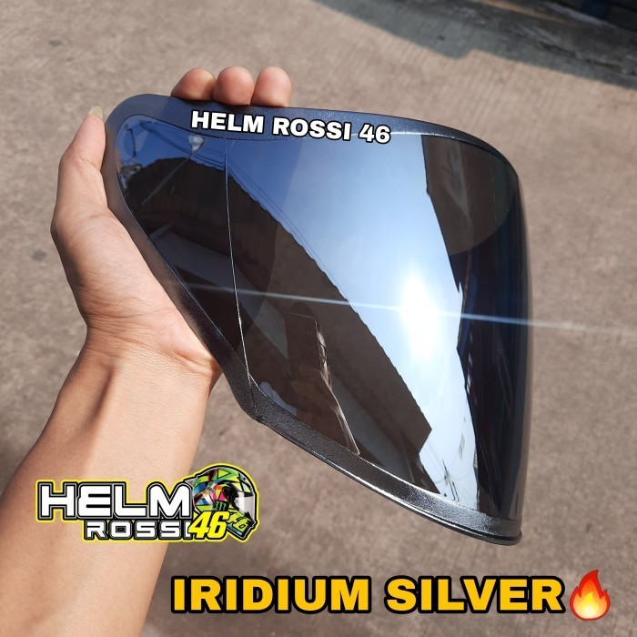 Terbaru-- Kaca Visor Helm INK CENTRO KYT DJ MARU Galaxy VRC Iridium VENOM INKO - IRIDIUM SILVER