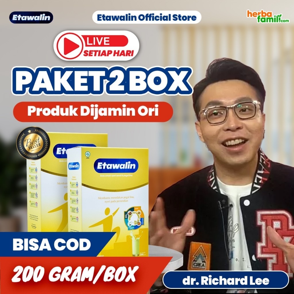 

2 BOX ETAWALIN 100% ORIGINAL 2 BOX | Susu Kambing Ori Official Store Asli Ampuh Atasi Nyeri Sendi Dan Pegel Linu ETAWALIN