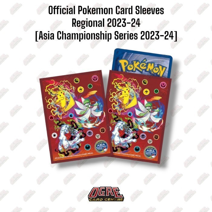 Official Pokemon - Sleeve Kartu Pokemon Regional 2024