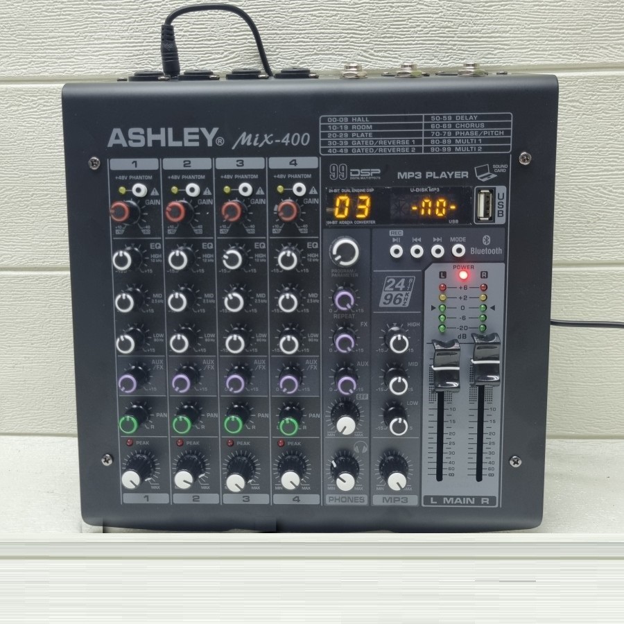 Mixer Ashley Mix-400 ORIGINAL / Mixer Ashley Evolution 4 soundcard recording