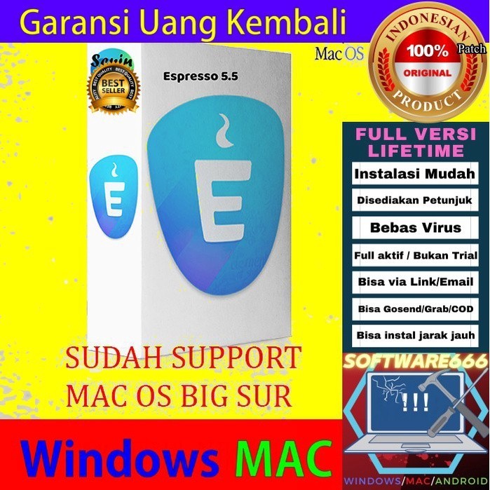 Software Web Design: Espresso 5.5 [Mac] - SOFTWARE - APLIKASI - PC