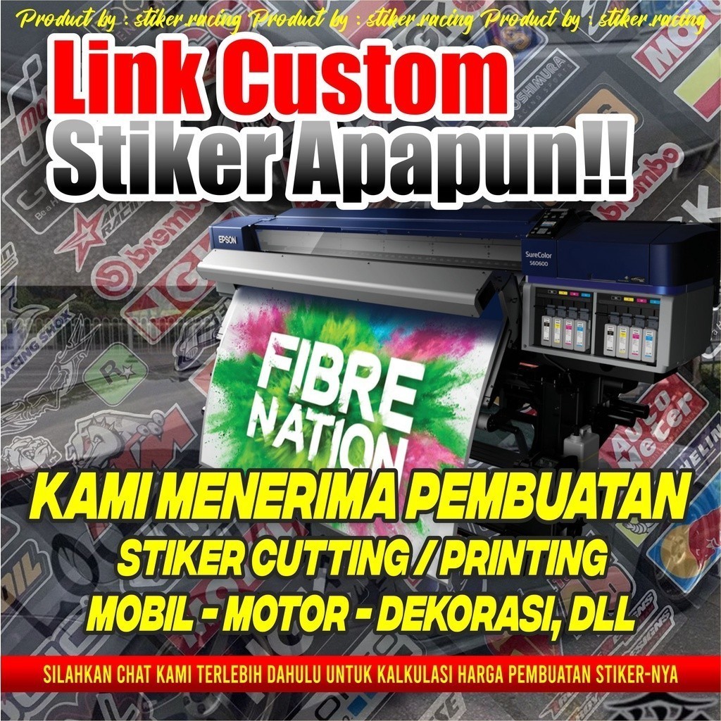 Custom Request Stiker Printing Cutting Buat Stiker Custom Suka Suka Berkualitas Dan Terjangkau Stike
