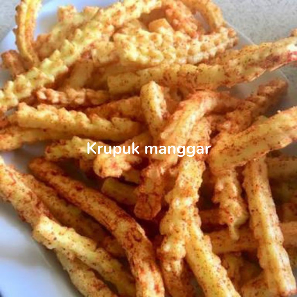 

kerupuk manggar pedas krupuk manggar pedas kerupuk manggar pedas 1kg