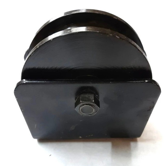 Roda Pintu Gerbang/Roda Pintu Bubut/Roda Pagar Besi 5inch Siku