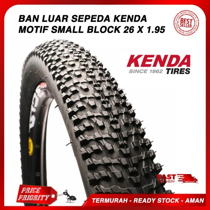Ban Luar KENDA 26 x 195 / Ban Luar Sepeda 26 x 1.95 MTB small block