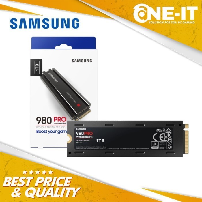 SSD Samsung 980 Pro 2TB with HS Heatsink PCIE 4.0 M.2 NVMe Gen4