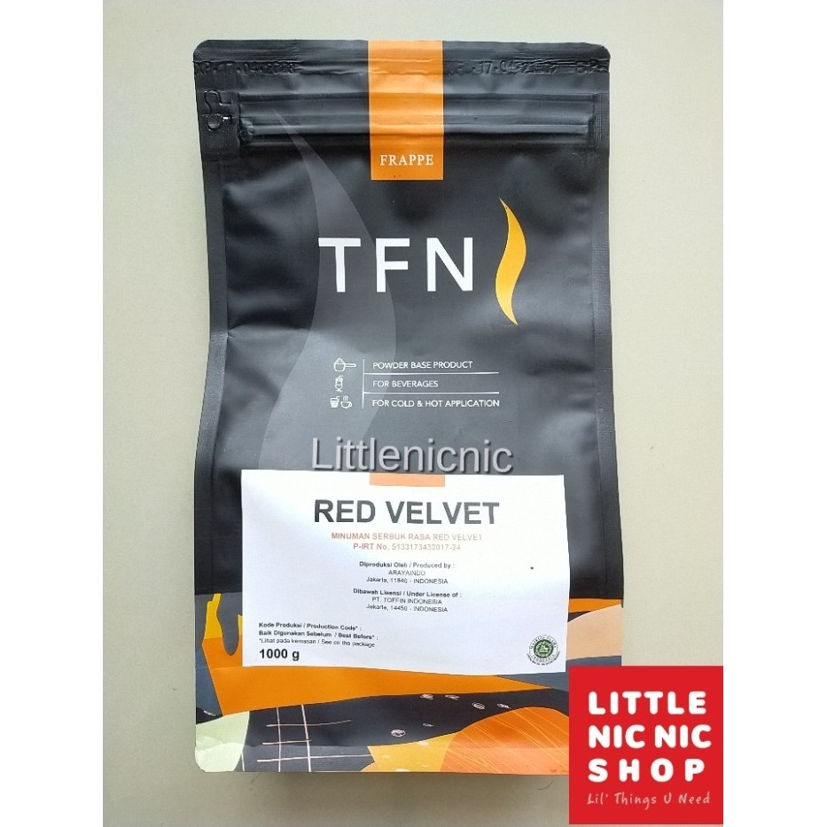

[Ready] Toffin Red Velvet Premium 1 kg Bubuk Minuman