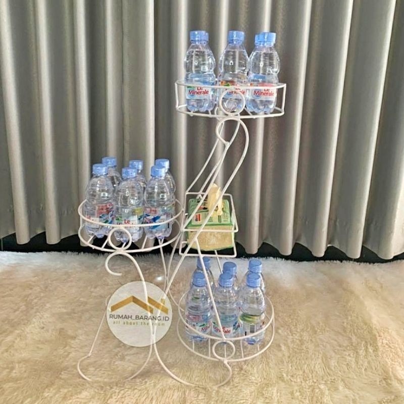 RAK AQUA / RAK MINUMAN / RAK SERBAGUNA / RAK SNACK LEBARAN