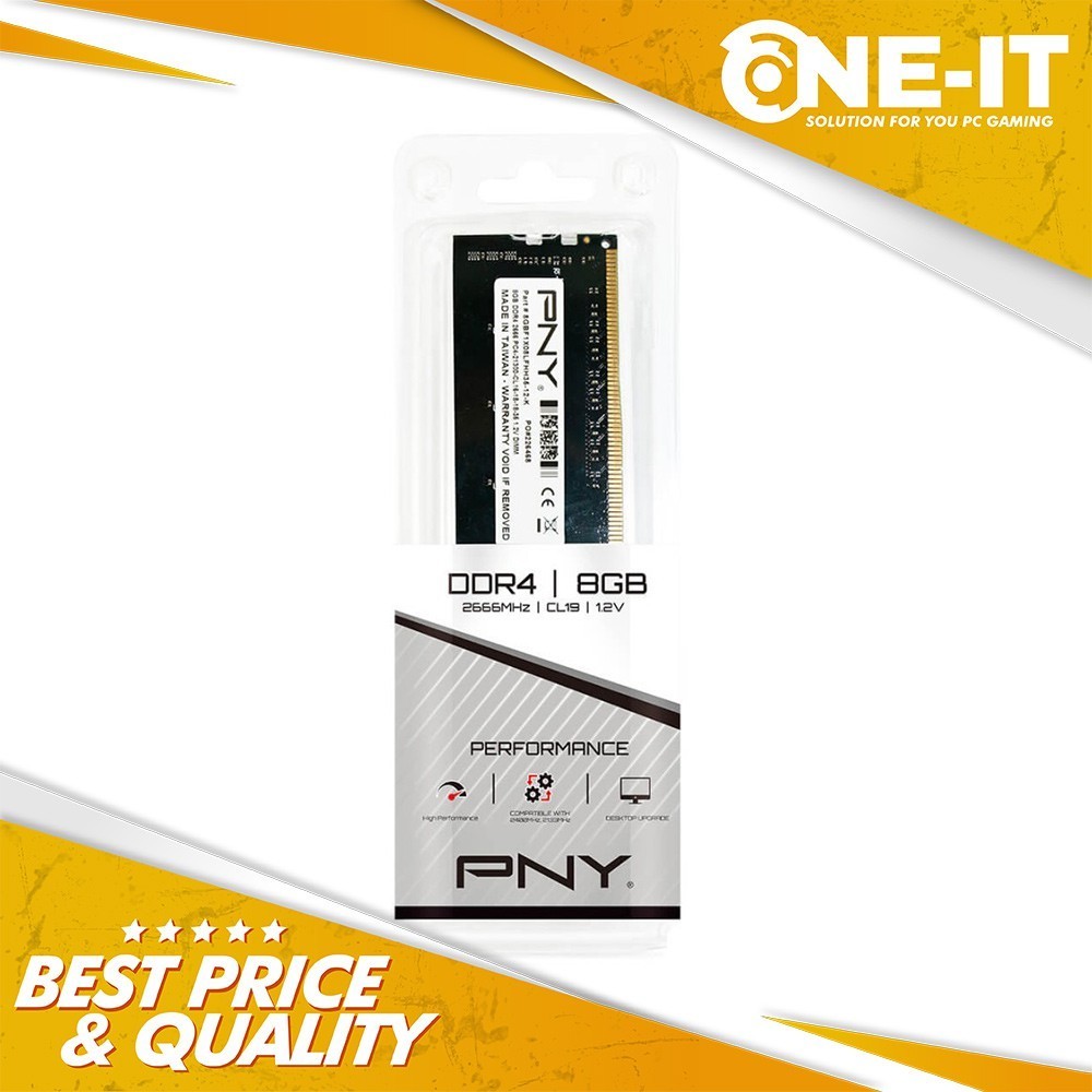RAM PNY PERFORMANCE 8GB DDR4 2666Mhz Longdimm