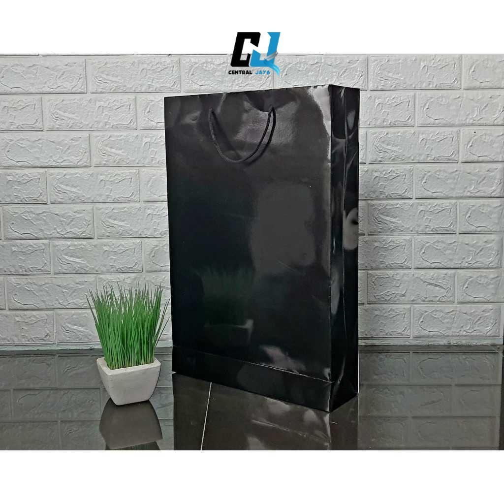 

Paper Bag Hitam Jumbo Potrait 35x52x10