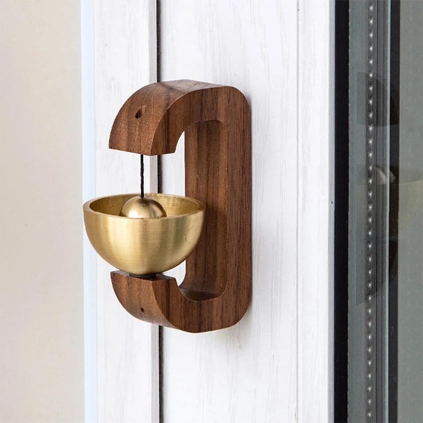 Bel Pintu Kayu lonceng Pintu Kuningan/Bel Pintu / bel Pintu Kenari/Lonceng Hadiah Lonceng Angin