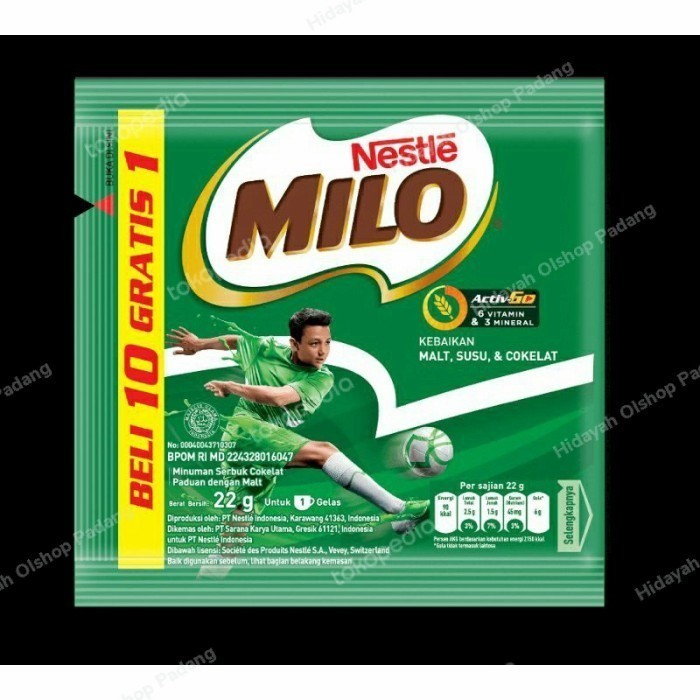 

Milo Sachet 22 gr isi 10 pcs