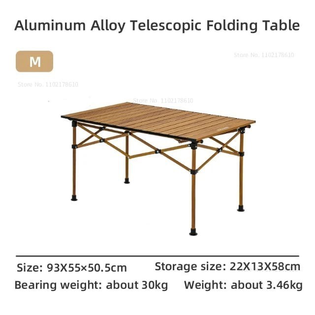 MEJA LIPAT / CAMPING / MEJA PORTABLE NATUREHIKE CNH22JU038 - M