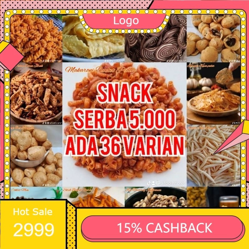 

SNACK CEMILAN KILOAN JAJANAN SERBA 5.000