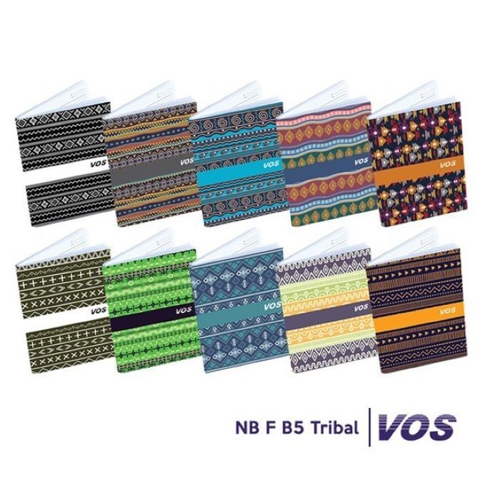 

✨LARIS✨ -Buku Tulis Vos F B5 Tribal Isi 10