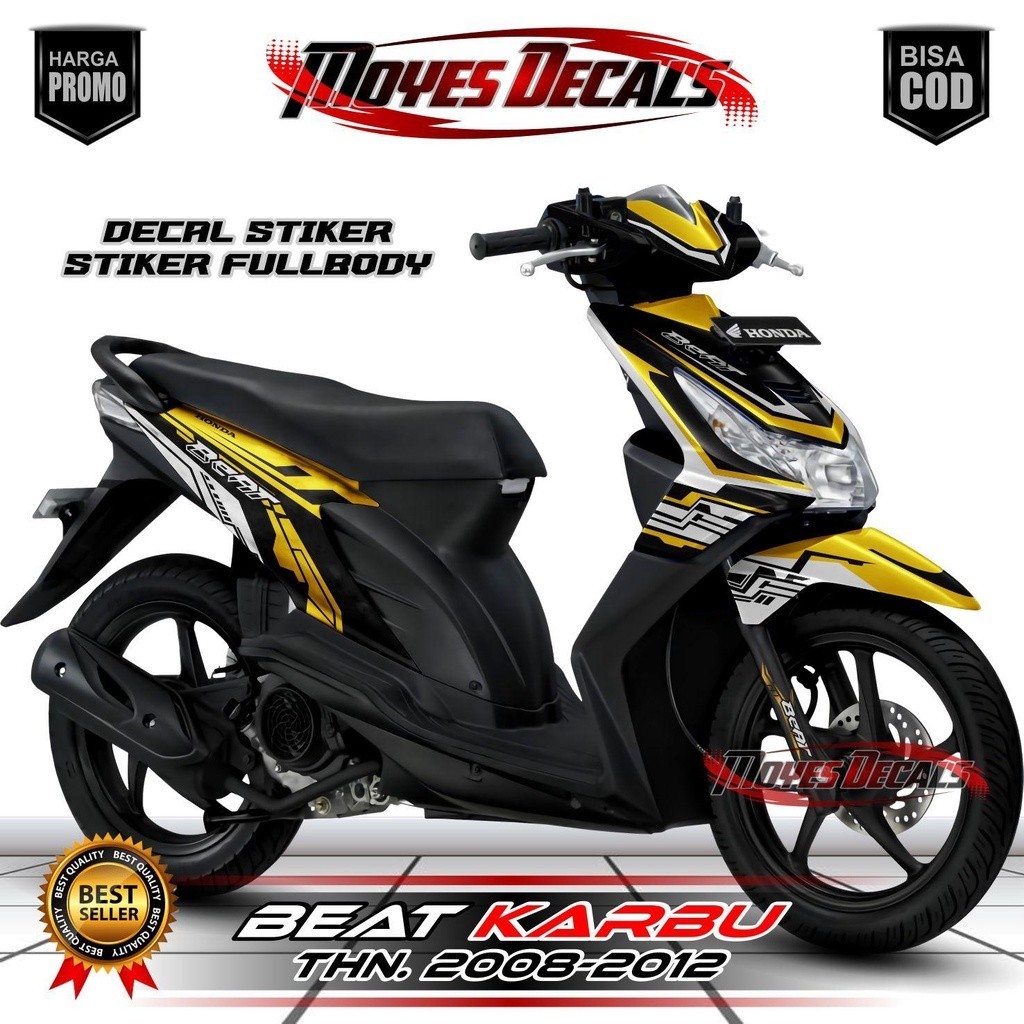 Decal Beat Karbu - Stiker Beat Karbu - Dekal Beat Karbu Full Body - desain custom