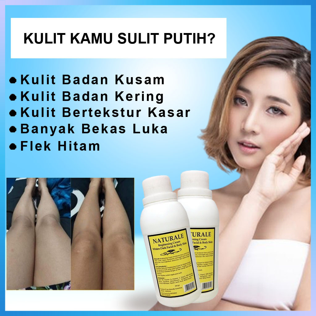 BLEACHING BADAN - BLEACHING NATURALE - PEMUTIH BADAN PERMANEN - PEMUTIH BADAN - BLEACHING