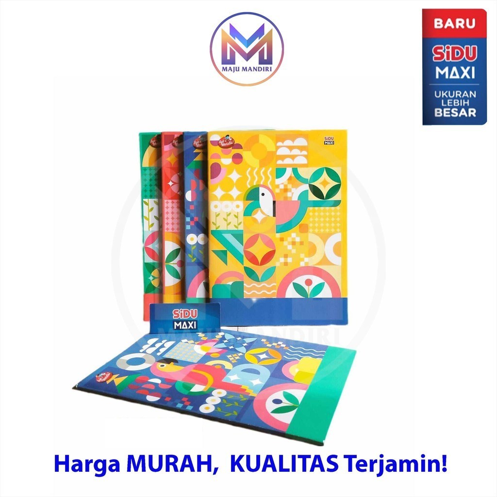 

Ay00! Buku Tulis Sidu Maxi 42 Lembar / Boxy Besar 1 Pack Isi 5 Buku