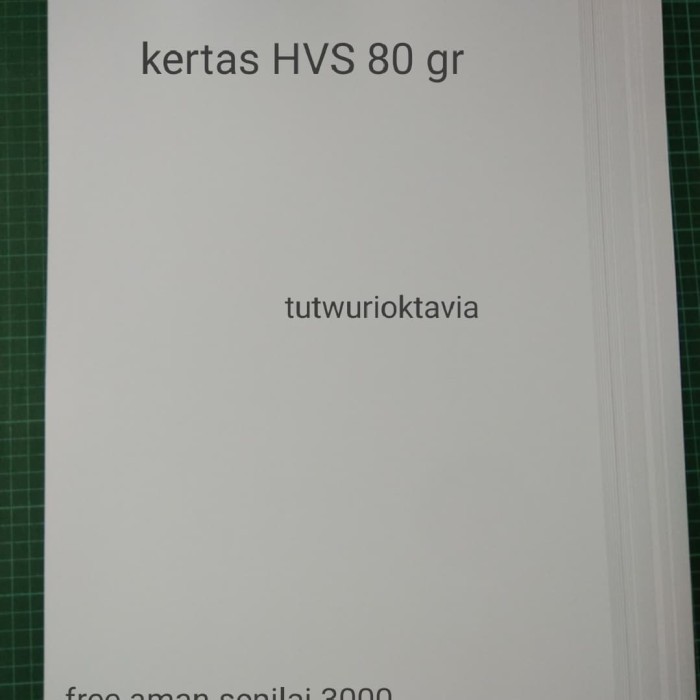 

kertas HVS 80 GSM ukuran A6 isi 500 lembar