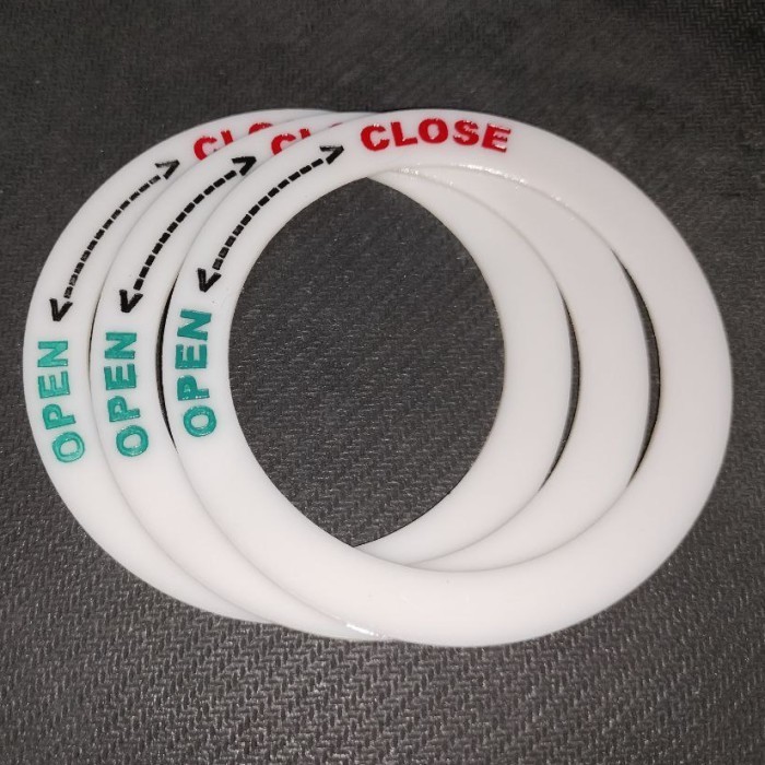 

DS99 Name Plat Panel Tag Nama Custom Marking Plate Label Acrylic - ID60OD80