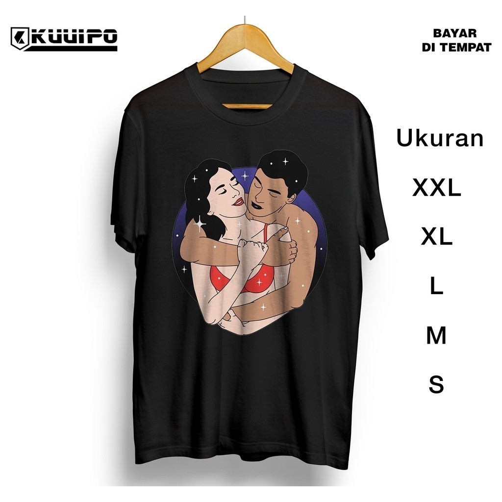 KAWKAWSPEEDSHOP Baju kaos gambar cewek sexy dan romantis / kaos distro cowok keren FTD