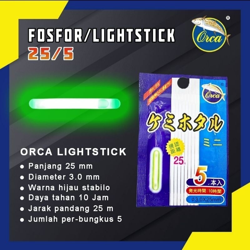 Fosfor Orca Starlite Orca Isi 5pcs 3.0x25MM 1 Dus MP