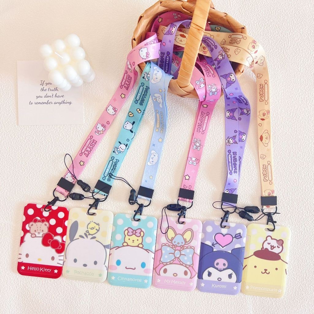 

✨AWC✨ GANTUNGAN TALI KARTU AKSES KANTOR MRT BUSWAY LANYARD CARD HOLDER