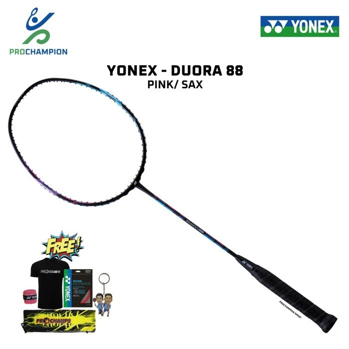 Raket Badminton Yonex Original DUORA 88 DUORA88  PINK SX