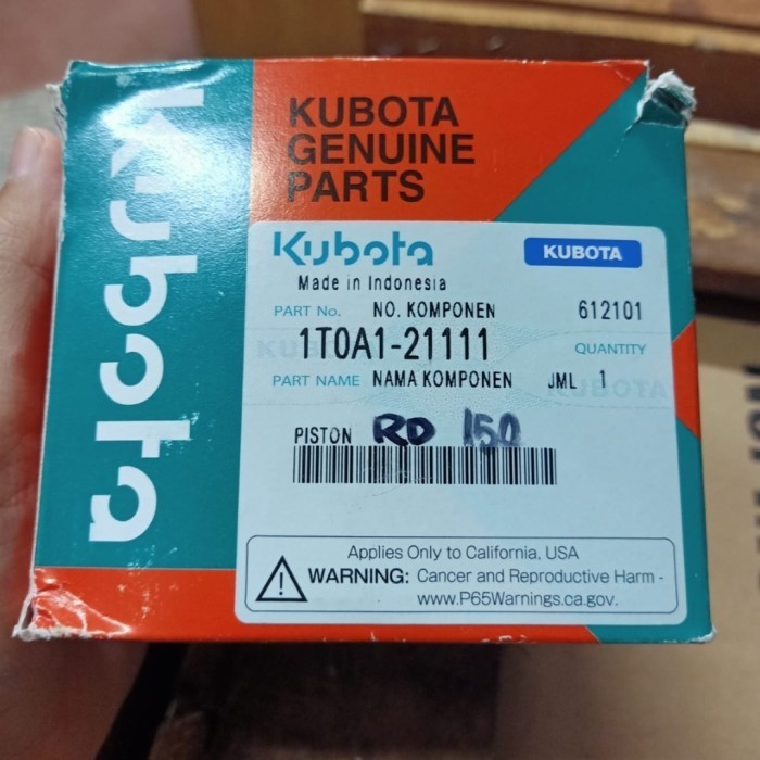 RD-150 Piston - Seher mesin Kubota RD150 RD 150 DI 2T - Original
