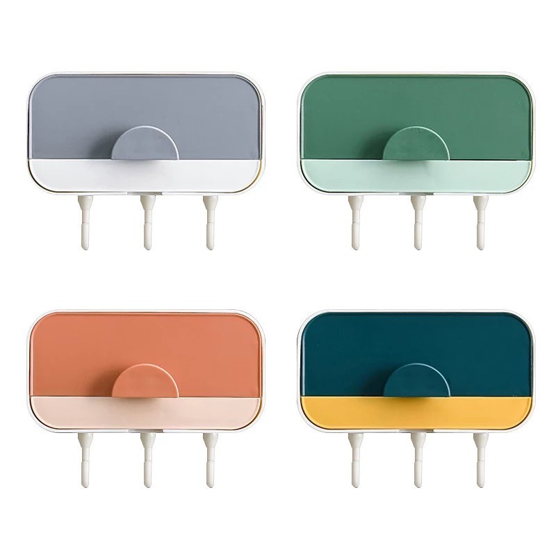 [HS] Rak Tempel Tempat Sabun Barang / Rak Laci Tempel WC / Kotak Sabun / Kotak Serbaguna