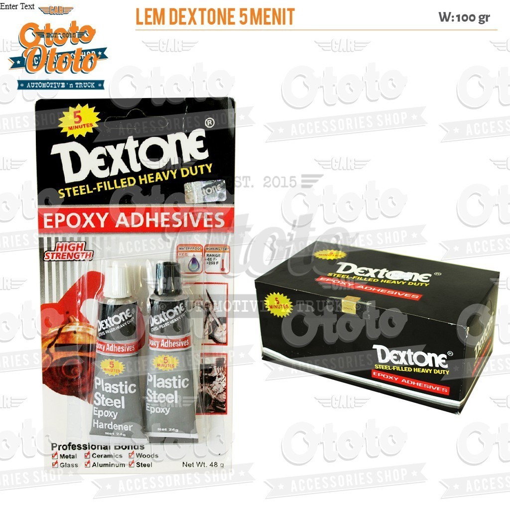 

Lem Dextone 5 Menit Epoxy Adhesives