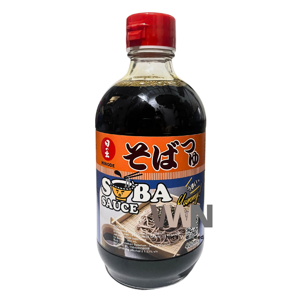 

Hinode Soba Sauce 400ml - Soba Tsuyu Daioh / Saus Untuk Soba