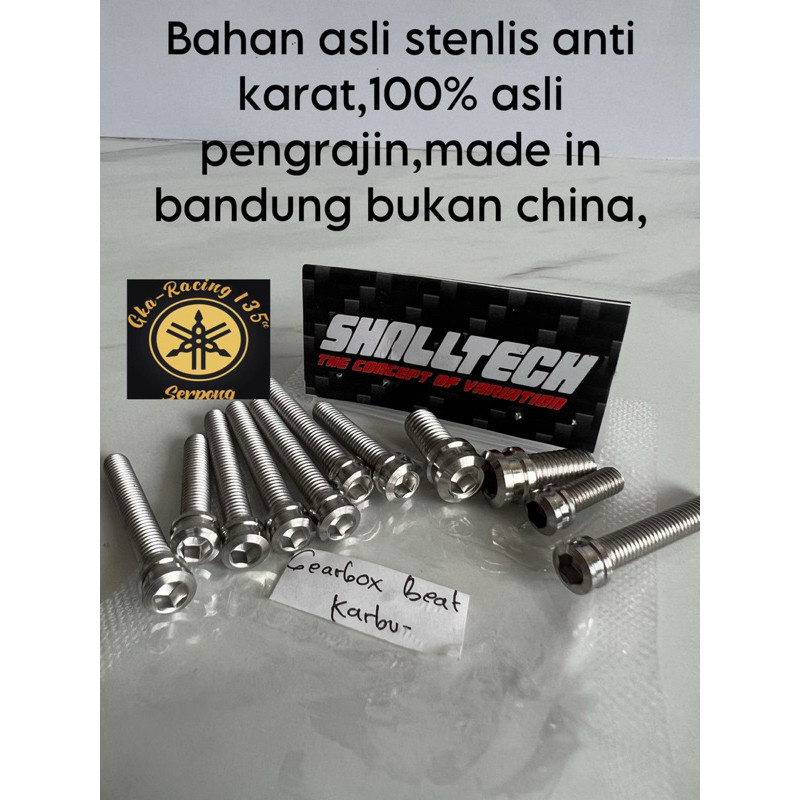 BAUT GEARBOX CVT HONDA BEAT KARBU CUSTOM STAINLESS ANTI KARAT