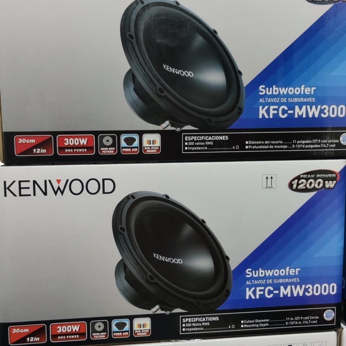 SUBWOOFER 12 INCH KENWOOD KFC / SUBWOOFER KENWOOD KFC 12 INCH / SUB KENWOOD KFC-MW3000