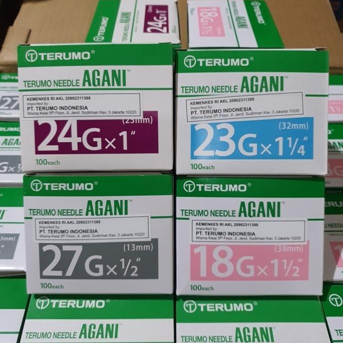 Needle Terumo AGANI / Terumo Needle / Jarum Suntik / Needle AGANI