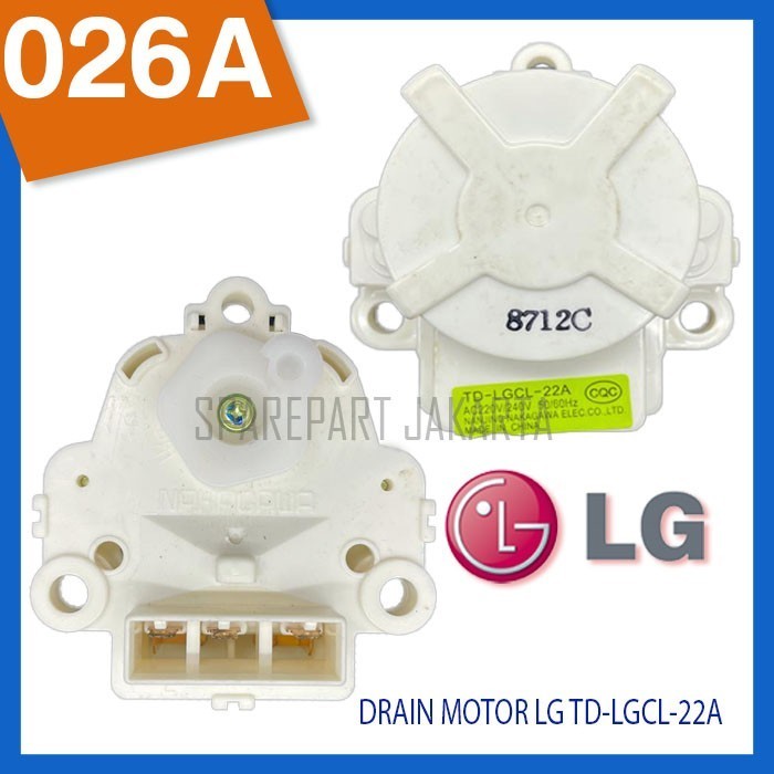 LM99 Drain motor LG TD-LGCL-22A NAKAGAWA WMV-026A