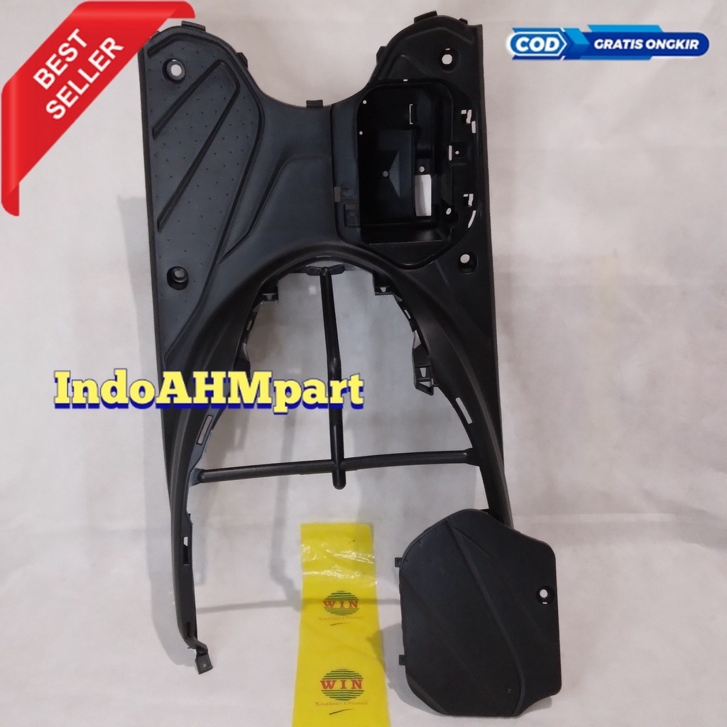 Pijakan Kaki Tutup Aki Beat Pop 110 2015 2016 2017 2018 footrest atas bordes injakan motorKW super b