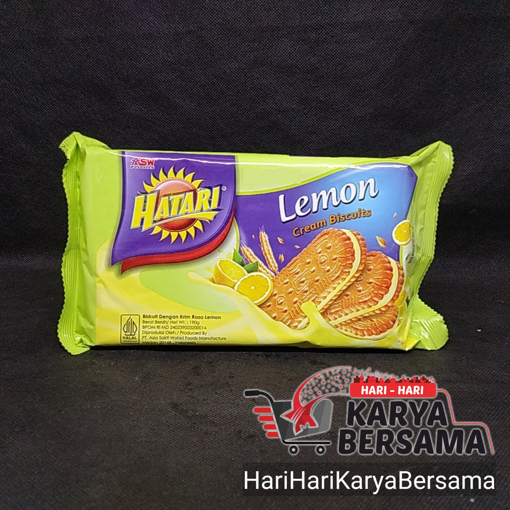 

BISKUIT HATARI LEMON CREAM 190GR