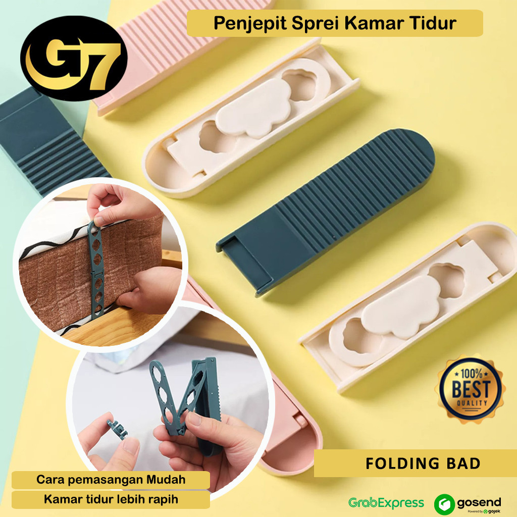 Penjepit Sprei Anti Geser Spring Bed Jepit Kasur Anti Slip Springbed Holder Penjepit Pengait Sprai K