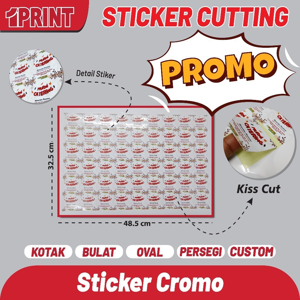 

1 hari jadi - Ngaprint Express PROMO TERMURAH Cetak Sticker Cromo Dan Stiker HVS A3+ | Print + Kiss Cut