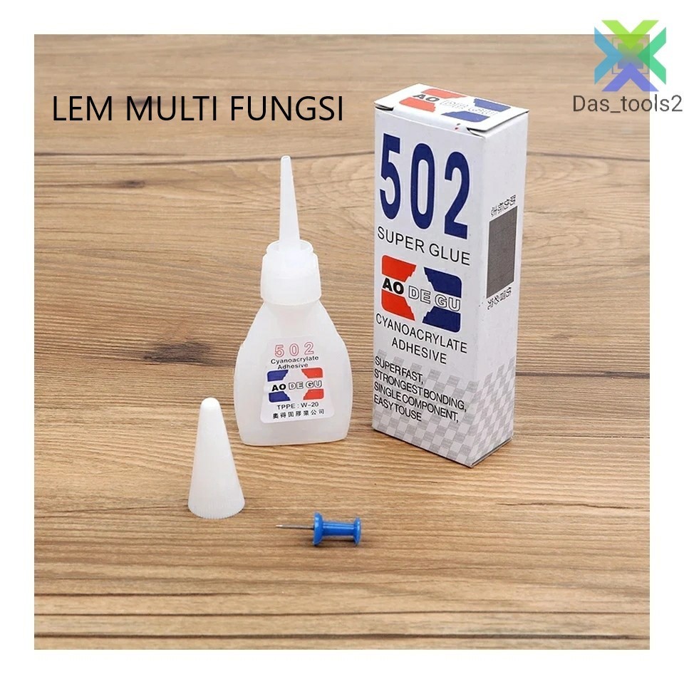 Das Lem 502 Lem china Super Kuat Lem Sepatu Serbaguna Glue Glu 502 Lem Kantor Multifungsi